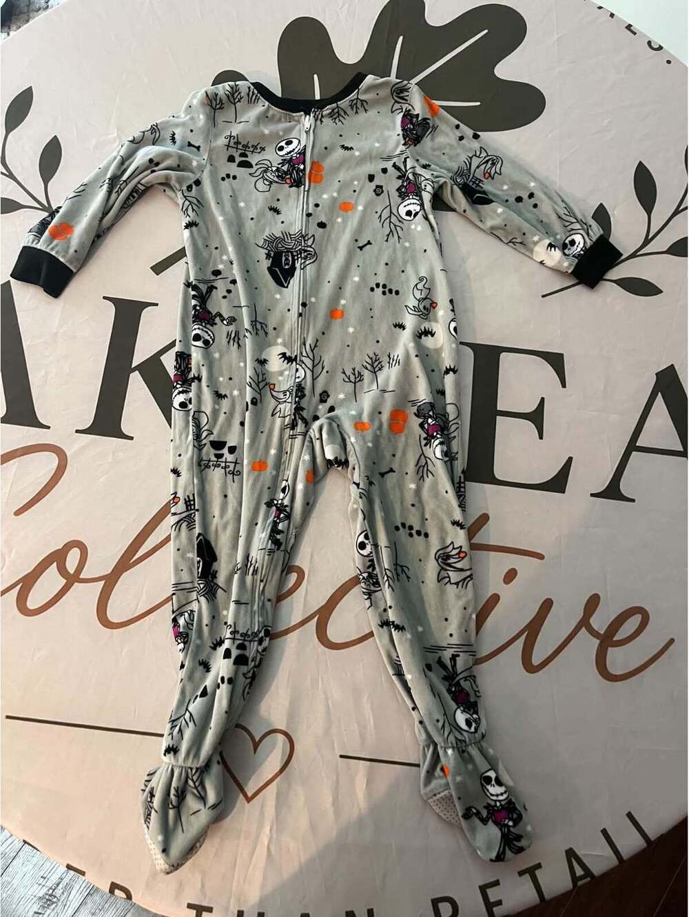 Disney The Nightmare Before Christmas Toddler Footed Pajamas